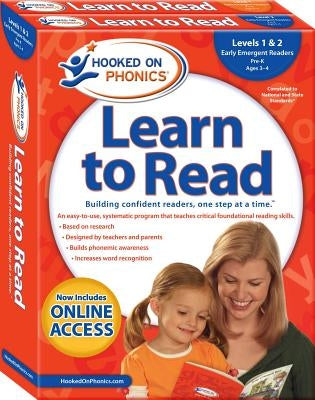 Hooked on Phonics Learn to Read - Levels 1&2 Complete: Early Emergent Readers (Pre-K Ages 3-4) by Hooked on Phonics