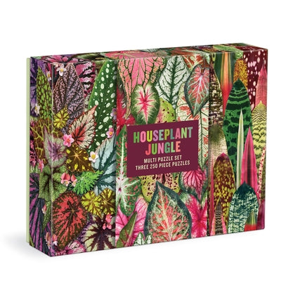Houseplant Jungle Multi Puzzle Set by Galison Mudpuppy