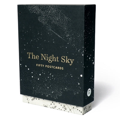 The Night Sky: Fifty Postcards (50 Designs; Archival Images, NASA Ephemera, Photographs, and More in a Gold Foil Stamped Keepsake Box;) by Princeton Architectural Press
