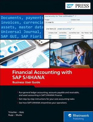 Financial Accounting with SAP S/4hana: Business User Guide by Tritschler, Jonas