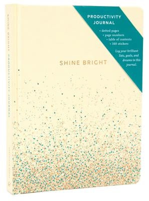 Shine Bright Productivity Journal, Cream by Chronicle Books