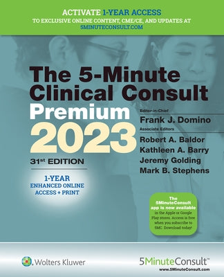 5-Minute Clinical Consult 2023 (Premium) by Domino, Frank J.