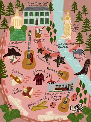 Music City Blank Journal: (A Nashville Inspired Work of Art) by Bentley, Anne