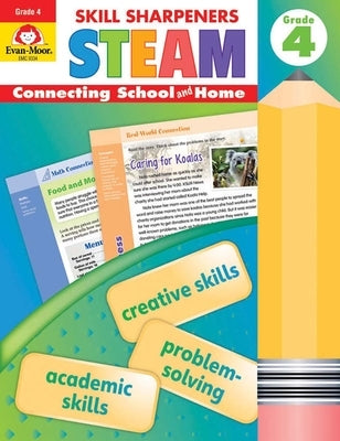 Skill Sharpeners: Steam, Grade 4 Workbook by Evan-Moor Corporation