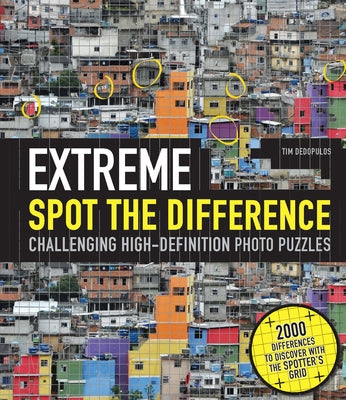 Extreme Spot the Difference: Challenging High-Definition Photo Puzzles-Includes a Unique Transparent Plastic Spotters Grid by Dedopulos, Tim