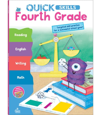 Quick Skills Fourth Grade Workbook by Carson Dellosa Education