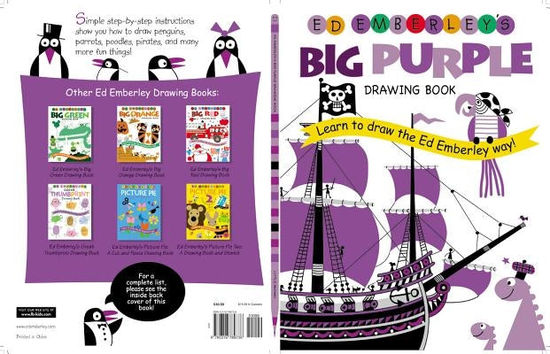 Ed Emberley's Big Purple Drawing Book by Emberley, Ed
