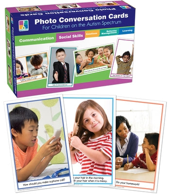 Photo Conversation Cards for Children on the Autism Spectrum by Flora, Sherrill B.