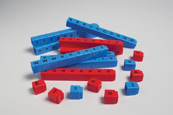 Unifix Letter Cubes: Consonant-Vowel-Consonant Set by Didax