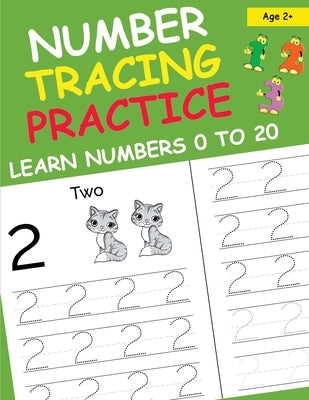 Number Tracing Practice Learn Numbers 0 to 20 by Press, Clsssy