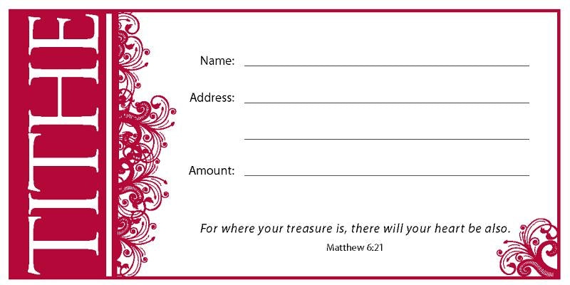 Value Offering Envelope (Pk of 100) - Tithe by Warner Press