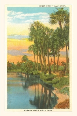 Vintage Journal Sunset in Tropical Florida, Myakka River State Park by Found Image Press