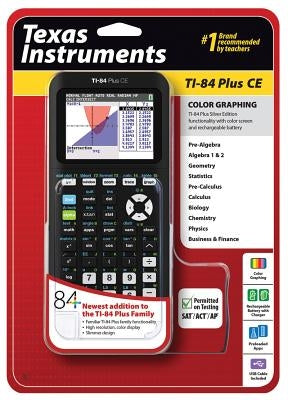 Texas Instruments Ti-84 Plus Ce Graphing Calculator [With Battery] by Texas Instruments