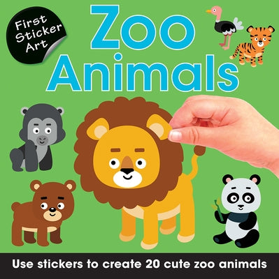 First Sticker Art: Zoo Animals: Use Stickers to Create 20 Cute Zoo Animals by Savva, Ksenya