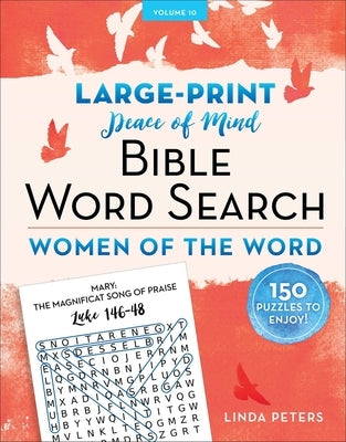 Peace of Mind Bible Word Search Women of the Word by Peters, Linda