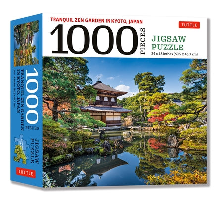 Tranquil Zen Garden in Kyoto Japan- 1000 Piece Jigsaw Puzzle: Ginkaku-Ji, Temple of the Silver Pavilion (Finished Size 24 in X 18 In) by Tuttle Publishing