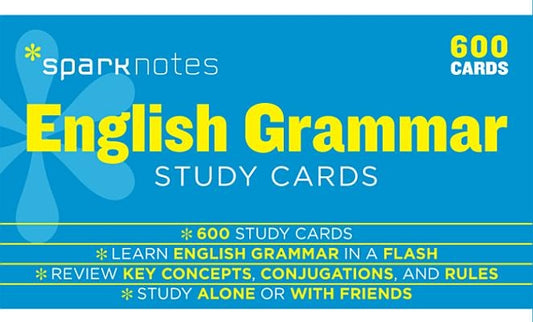 English Grammar Sparknotes Study Cards: Volume 6 by Sparknotes