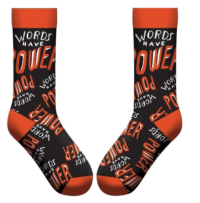 Words Have Power Socks by Gibbs Smith Gift