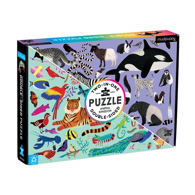 Animal Kingdom 100 Piece Double-Sided Puzzle by Claude, Jean