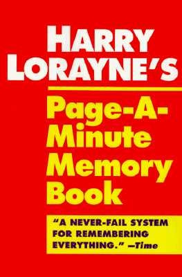 Harry Lorayne's Page-A-Minute Memory Book by Lorayne, Harry