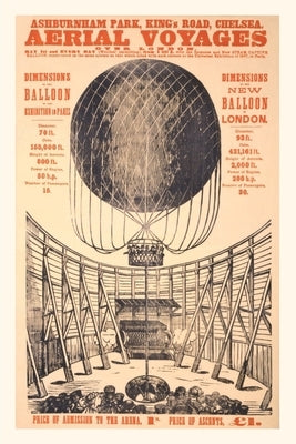 Vintage Journal Early Lighter than Air Balloon by Found Image Press