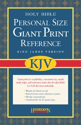 Personal Size Giant Print Reference Bible-KJV by Hendrickson Publishers