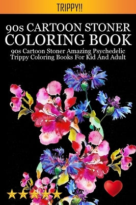 90s Cartoon Stoner Coloring Book by Adult Coloring Books