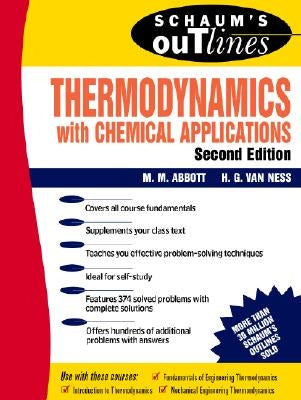 Schaum's Outline of Thermodynamics with Chemical Applications by Abbott, Michael