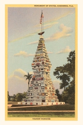 Vintage Journal Monument of States, Kissimmee, Florida by Found Image Press