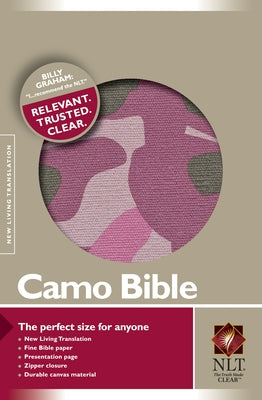 Camo Bible-NLT-Zipper by Tyndale