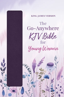 The Go-Anywhere KJV Bible for Young Women [Plum Patch] by Compiled by Barbour Staff