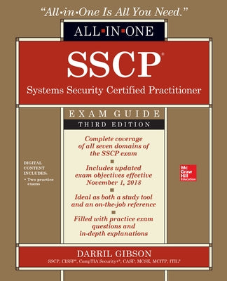 Sscp Systems Security Certified Practitioner All-In-One Exam Guide, Third Edition by Gibson, Darril