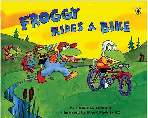 Froggy Rides a Bike by London, Jonathan