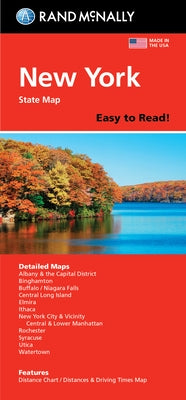 Rand McNally Easy to Read: New York State Map by Rand McNally