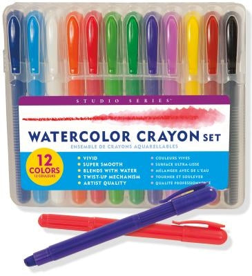 Studio Series Watercolor Crayon by Peter Pauper Press, Inc