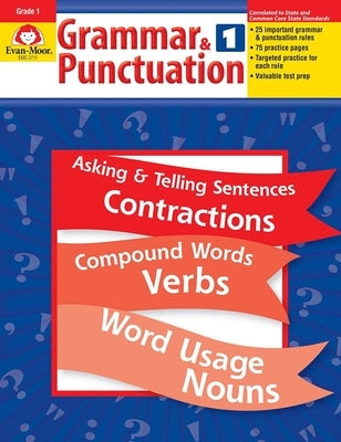 Grammar & Punctuation, Grade 1 Teacher Resource by Evan-Moor Corporation