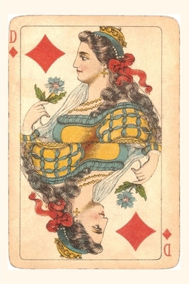 Vintage Journal Queen of Diamonds by Found Image Press