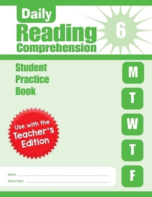 Daily Reading Comprehension, Grade 6 Student Edition Workbook (5-Pack) by Evan-Moor Corporation