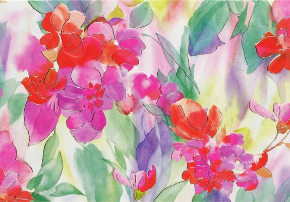 Watercolor Petals Note Cards by 