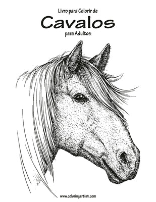 Livro para Colorir de Cavalos para Adultos 1 by Snels, Nick