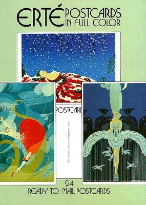 Erte Postcards in Full Color by Erte