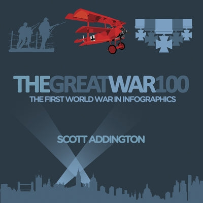 The Great War 100: The First World War in Infographics by Addington, Scott