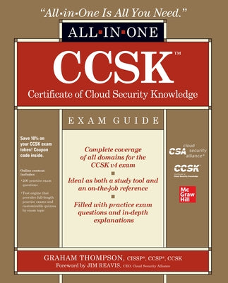 Ccsk Certificate of Cloud Security Knowledge All-In-One Exam Guide by Thompson, Graham