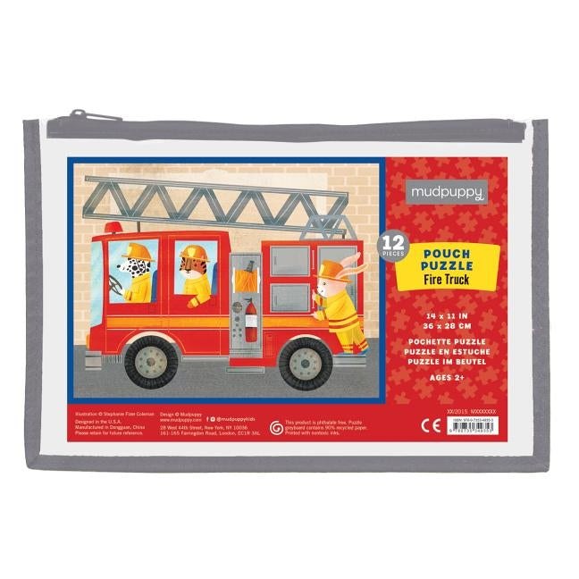 Fire Truck Pouch Puzzle by Mudpuppy