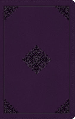 ESV Large Print Personal Size Bible (Trutone, Lavender, Ornament Design) by 