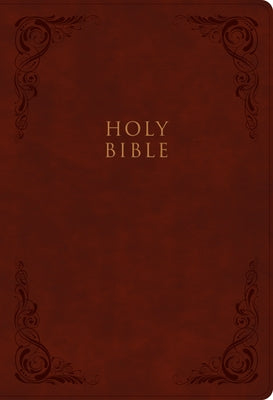 KJV Super Giant Print Reference Bible, Burgundy Leathertouch by Holman Bible Staff