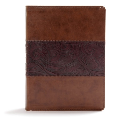 CSB Study Bible, Mahogany Leathertouch by Csb Bibles by Holman