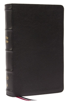 Kjv, Personal Size Large Print Single-Column Reference Bible, Genuine Leather, Black, Red Letter, Comfort Print: Holy Bible, King James Version by Thomas Nelson