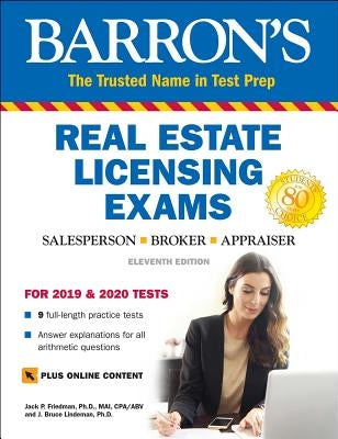 Real Estate Licensing Exams with Online Digital Flashcards by Friedman, Jack P.