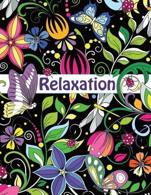 Relaxation-Coloring Book for Adults: Flowers, Animals and Garden Designs by Oancea, Camelia